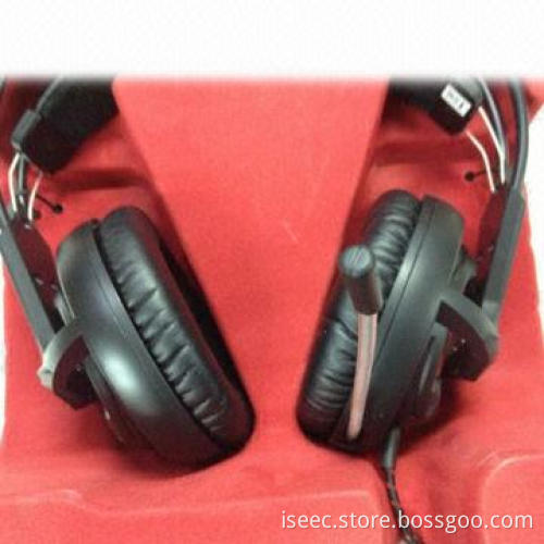 Professional gaming headsets with mic, V3 sound high quality volume adjustable